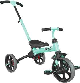 Yvolve Sports Ltd 744759131416 Yvolution 4 In 1 Flippa Toddler Trike With Parent Steering Push Handle