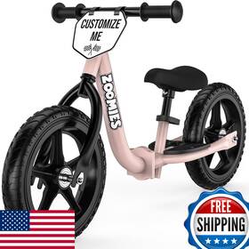 Zoomies B0cd3s1s7l Folding 12 Inch Balance Bike 2-5 Yrs - Portable And Adjustable
