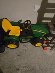 12V Peg Perego John Deere Ground Force Tractor Ride-on, Child Ages 3-7. Fixed Price $150.00.