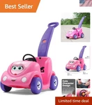Pink Push Around Buggy: Safe & Fun Ride-on Toy For Toddlers 1.5-4. Fixed Price $94.99.