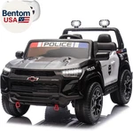 Police Car Ride On, 24V 4WD Kids Licensed Chevrolet Colorado, Toddler. Fixed Price $427.71.