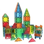 Tiles Mag-genius Magna Award Winning Building Magnetic Toy 108/PC + Bin. Fixed Price $49.99.