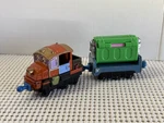 Learning Curve Chuggington Die Cast Hodge & Recycle Hopper Car 2010. Fixed Price $12.95.