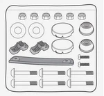 Radio Flyer Cyclone 640 Original Sealed Parts Bag Sku: 600919. Fixed Price $19.99.