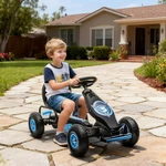 Ergonomic Pedal Kart Kids Ride-on Toy Cart, Blue. Fixed Price $159.99.