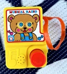 Shelcore Music Radio Toy Kids Vintage 1982 Sound Box Yellow Bear. Fixed Price $8.99.