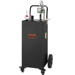 Vevor 30 Gallon Gas Caddy Fuel Diesel Oil Transfer Tank, 4 Wheels Portable, Pump. Fixed Price $206.99.