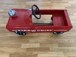 Vintage Amf Firetruck Chief S Car Pedal #503 W/ Bell Good Condition. Fixed Price $229.99.