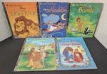 Lot Of 5 Little Golden Book Various Disney Titles. Fixed Price $7.95.
