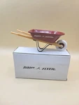 Dollhouse Miniature Radio Flyer Wheelbarrow Gardening Tool BX19. Fixed Price $11.00.