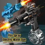 Electric Water Gun Blaster Kids Led Light Up Automatic Spray Summer Pool Fun. Fixed Price $26.99.