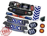 Toy Restore Decals For Little Tikes Cozy Coupe Ii Police Car. Fixed Price $39.99.
