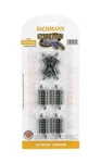 Bachmann 44842 Scale 60 Degree Crossing Tracks E-z Nickel Silver (5 Pcs). Fixed Price $13.99.