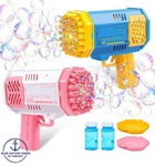 2 Pack Bazooka Bubble Guns Led Rocket Blaster Machine Toys For Kids & Adults Fun. Fixed Price $16.99.
