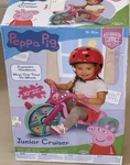 Jakks Peppa Pig Junior Cruiser Tricycle Ride-on, Wheels, 18-36 Months. Fixed Price $39.00.