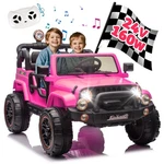 24V Kids Electric Car Ride On Toys W/remote,led, STORAGE,7AH Big Battery, Pink. Fixed Price $369.99.
