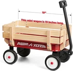 My 1ST Steel & Wood Wagon, 19" Long Toy For Kids 1.5+, Red. Fixed Price $92.29.
