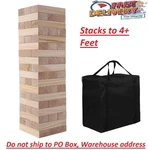 Outdoor Games Giant Tumble Tower (stacks 4+ Feet), Large Tumbling Timber, .... Fixed Price $54.97.