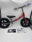 Radio Flyer 12" Kids Boys Girls Balance Bike Beginner Glide Go Pro - Black/red. Fixed Price $72.22.