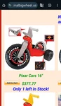 The Original Big Wheel Giant 16 Racer 2013 Disney Cars Tricycle New. Fixed Price $225.00.