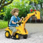 3-IN-1 Kids Construction Ride Toy Digger Excavator Scooter Pull Cart Play. Fixed Price $77.95.