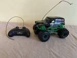 Grave Digger Monster Jam New Bright Rc Truck, 1:24 Scale 7" Inches 2430 Tested. Fixed Price $15.00.