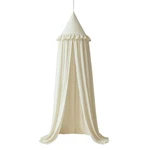 Kids Bed Canopy With Ruffles, Pastel Neutral Color For Boys & Girls, Frilled .... Fixed Price $49.31.