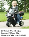 Lil' Rider 3 Wheel Battery Powered Fx Sport Bike Motorcycle Trike On (pink). Fixed Price $399.99.