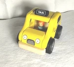 Wonderworld Wooden Mini Taxi 5 Inch Excellent Pre-owned Condition Htf. Fixed Price $18.00.