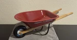 Vintage Radio Flyer Model #4 Miniature Little Red Wheelbarrow Toy/garden/planter. Fixed Price $14.99.