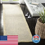 Safavieh Abstract Collection Runner Rug - 23 X 8 Gold Grey Handmade Wool Ideal. Fixed Price $138.60.
