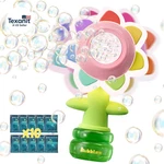 Rechargeable Flower Bubble Guns For Kids W/led Lights & 10 Refill Solutions, Fun. Fixed Price $29.71.