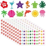 Jarthenaamcs 720PCS Sea Beach Tanning Sunbathing Stickers Starfish Multicolor. Fixed Price $15.45.