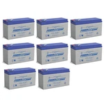 Power-sonic 8 Pack 12V 9AH Sla Battery Replaces CP1290 6-DW-9 HR9-12 PS-1290F2. Fixed Price $199.99.