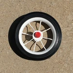 Radio Flyer Girls Pink (1) Trike Rear Wheel W/ White Rim Tricycle & Red Axle Cap. Fixed Price $21.99.