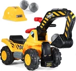 Kids Ride On Toys - Toddler With Helmet And Rocks Electric Excavator. Fixed Price $79.99.