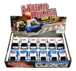 Box Of 12 Nyc Metro Police Mini Car 4" Diecast Showcasts 2180DNY. Fixed Price $51.74.
