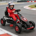 Kids Pedal Go Kart Ride-on Toy With Cart For Boys&girls. Fixed Price $229.99.