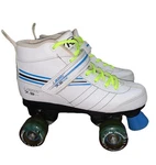 Roller Derby Laser 7.9 Speed Skates White Blue Youth Size Women 6.5 /. Fixed Price $21.99.