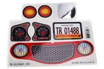 New Replacement Decals Fits Little Tikes Cozy Coupe Ii Ride On Red. Fixed Price $12.99.