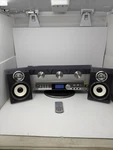 Emerson Disc Cd Player W/ Speakers + Remote MS3110 Silver Only Radio Works. Fixed Price $179.99.