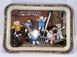 Cabbage Patch Kids Dolls Vtg Metal Tv Tray Bed With Folding Legs 1980S. Fixed Price $28.00.
