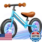 Colorful Lighting 12 Inch No Pedal Balance Bicycle Bike For Kids Age 24 Months. Fixed Price $107.48.
