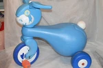 Vintage Little Tikes Tyke Blue Pedal Trike Tricycle Rabbit Bunny Ride On Guc Htf. Fixed Price $215.00.