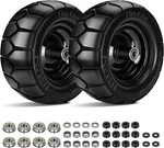 11X6.00-5 Flat Free TIRE,2 Pack Tires For Zero Turn Mower 11*6.00-5. Fixed Price $142.99.