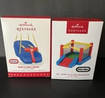 Hallmark Keepsake Baby First Swing & Bouncer Little Tikes New Set Of 2. Fixed Price $39.95.