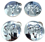 Gen. Oem Dodge Ram Wheel Center Hub Cap 2-1/2" Chrome 05290814AA Set Of BB28. Fixed Price $35.90.