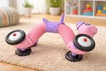 Radio Flyer 73 Ride-on Inchworm Toy Pink And Purple. Fixed Price $45.00.