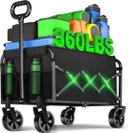 Wagons Carts Foldable - Collapsible Folding Wagon, Portable. Fixed Price $57.99.