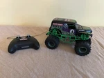Grave Digger Monster Jam New Bright Rc Truck, 1:24 Scale 7" Inches 2430 Tested. Fixed Price $15.00.